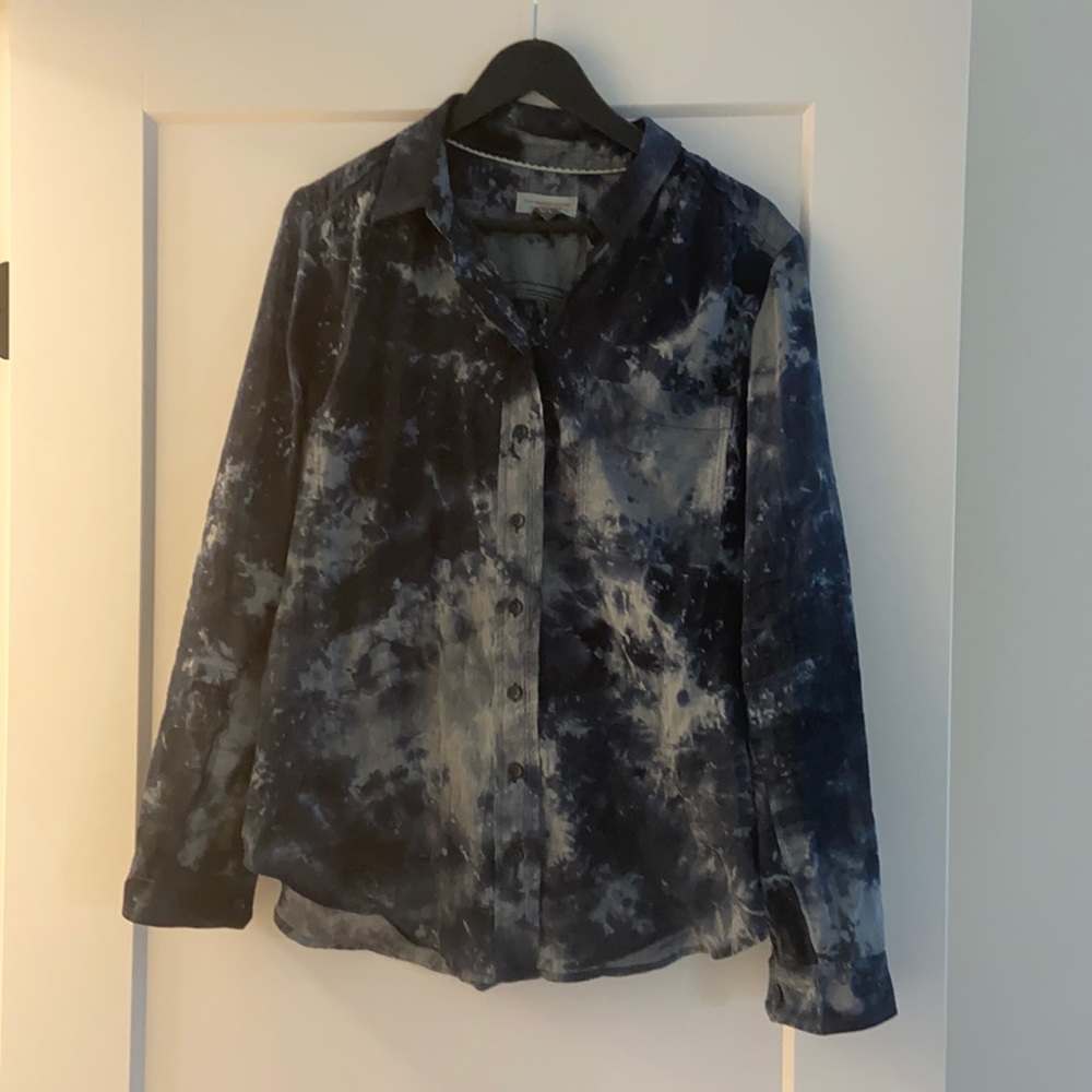 Anthropologie Pilcro tie dye blouse Medium